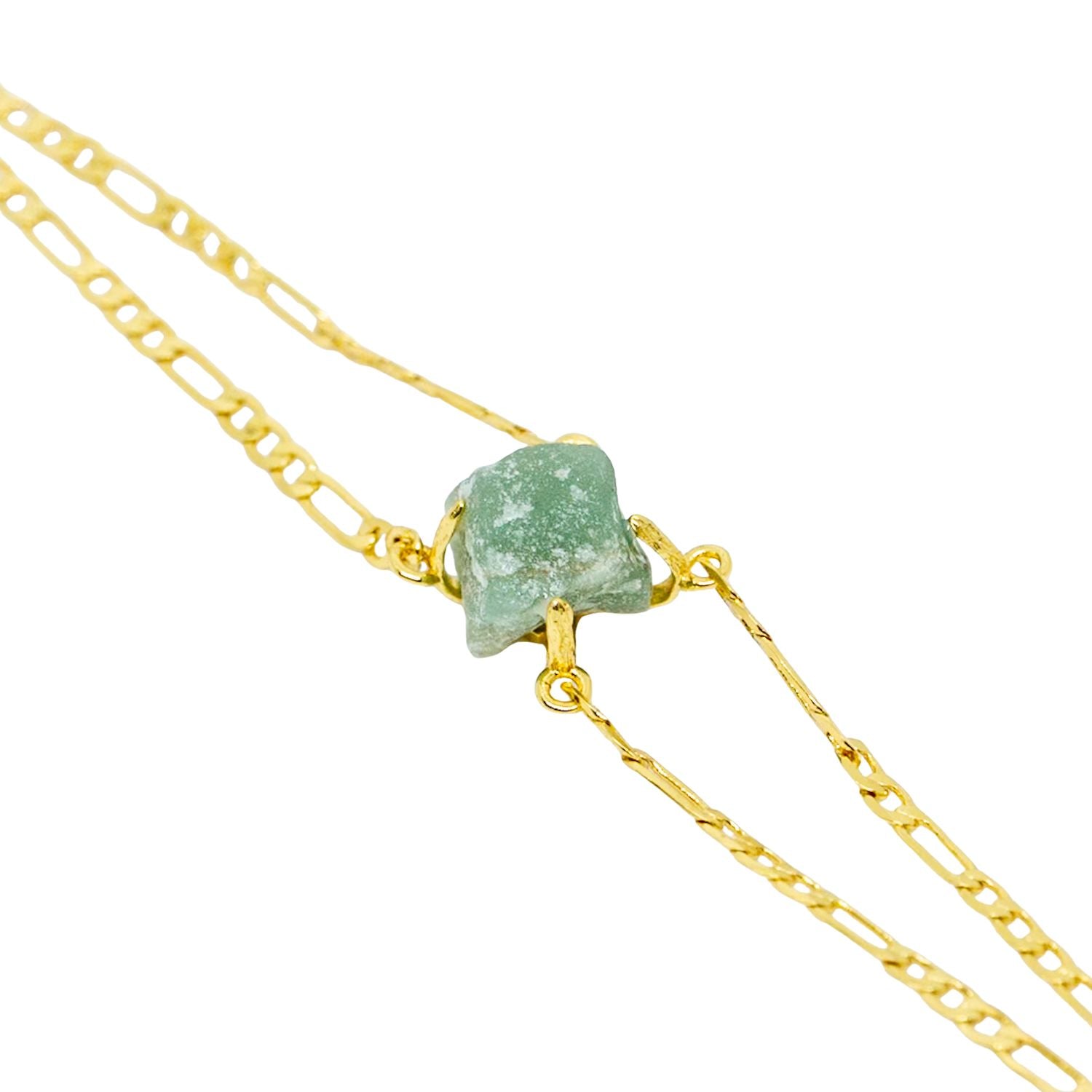 Elemental Birth Natural Jade Adjustable Bracelet