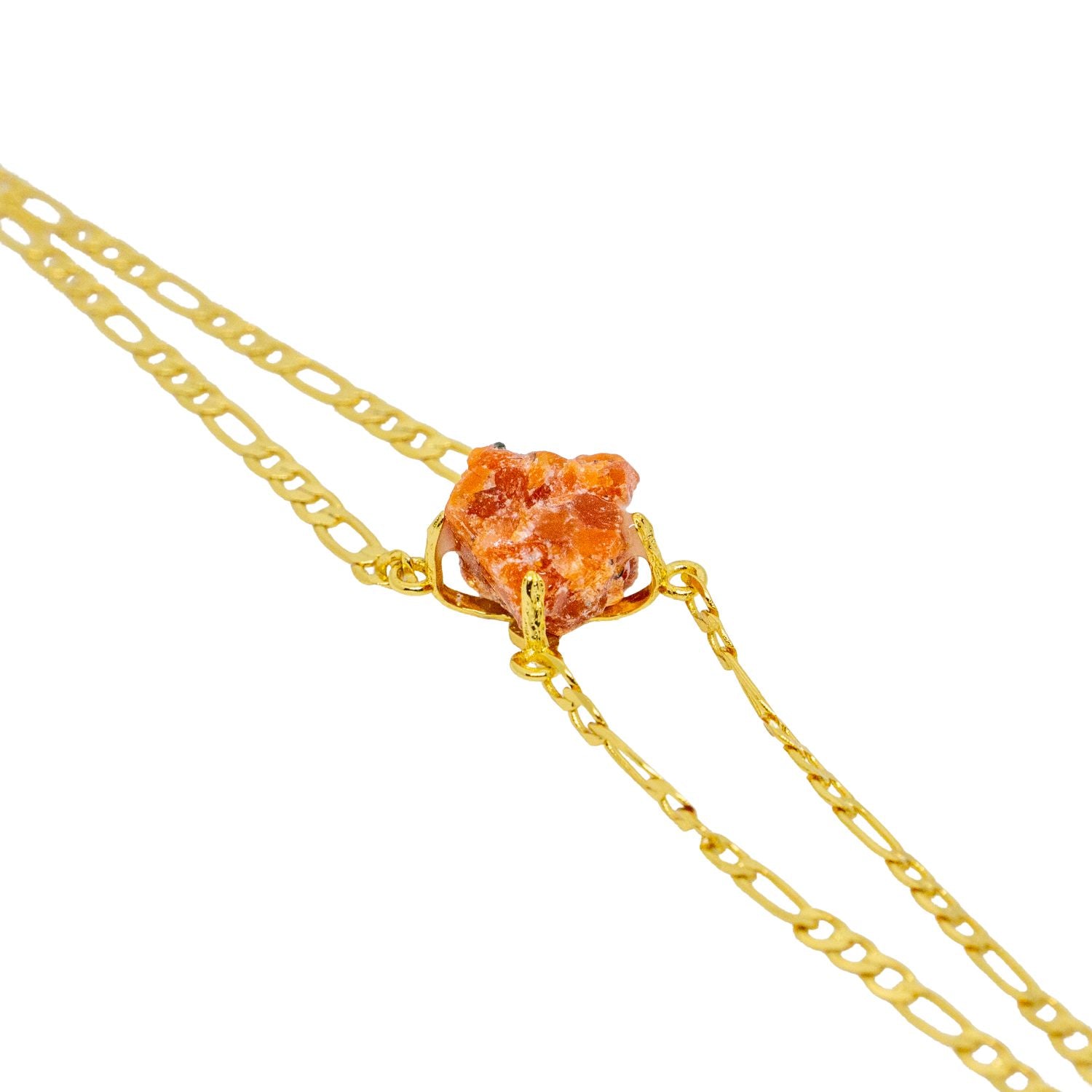 Elemental Birth Natural Sun Stone Adjustable Bracelet