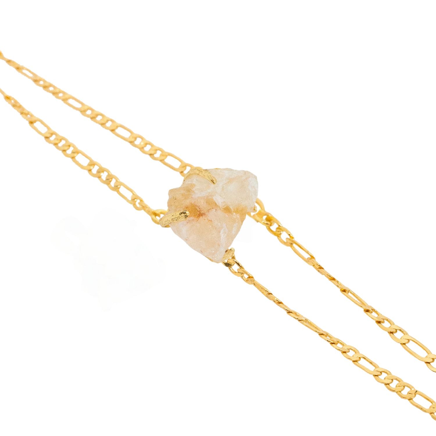 Elemental Birth Natural Citrine Adjustable Bracelet