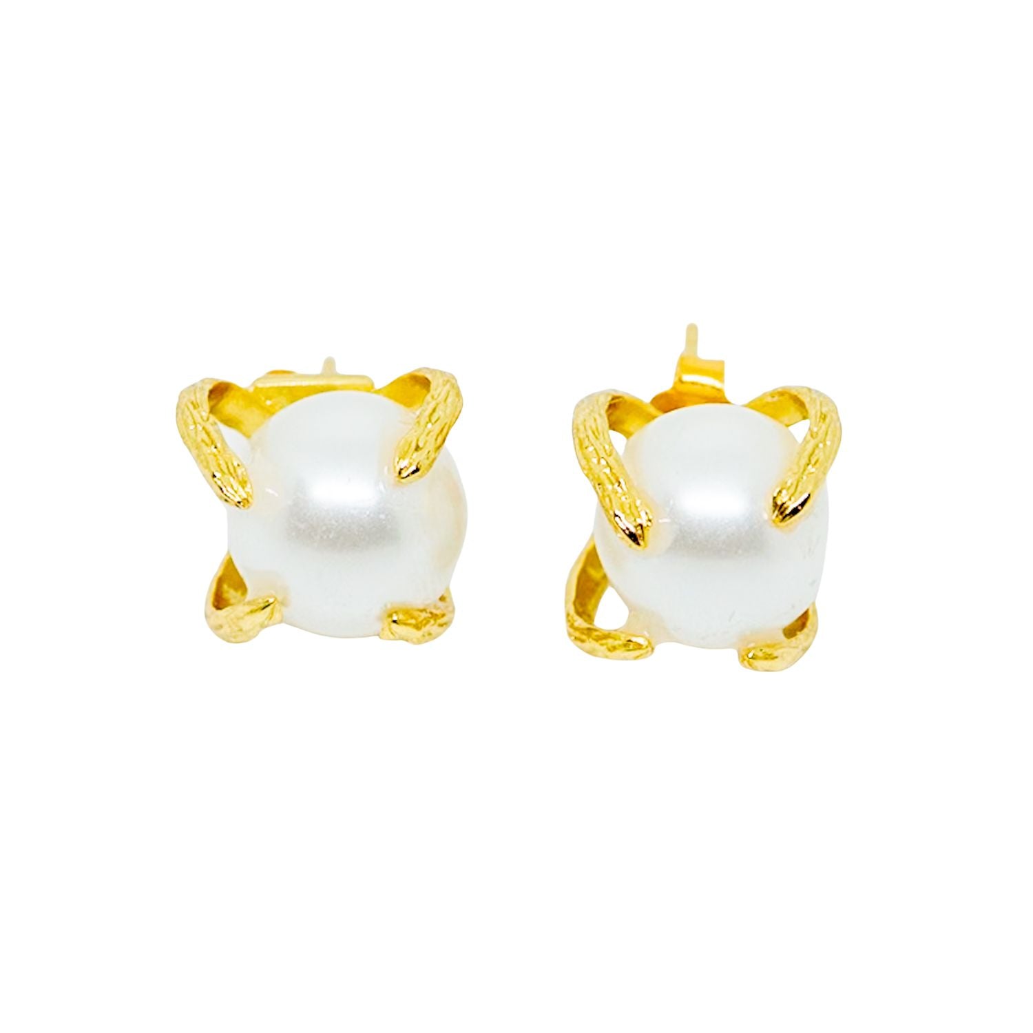 Elemental Birth Natural Pearl Stud Earrings for Gifting Girlfriend