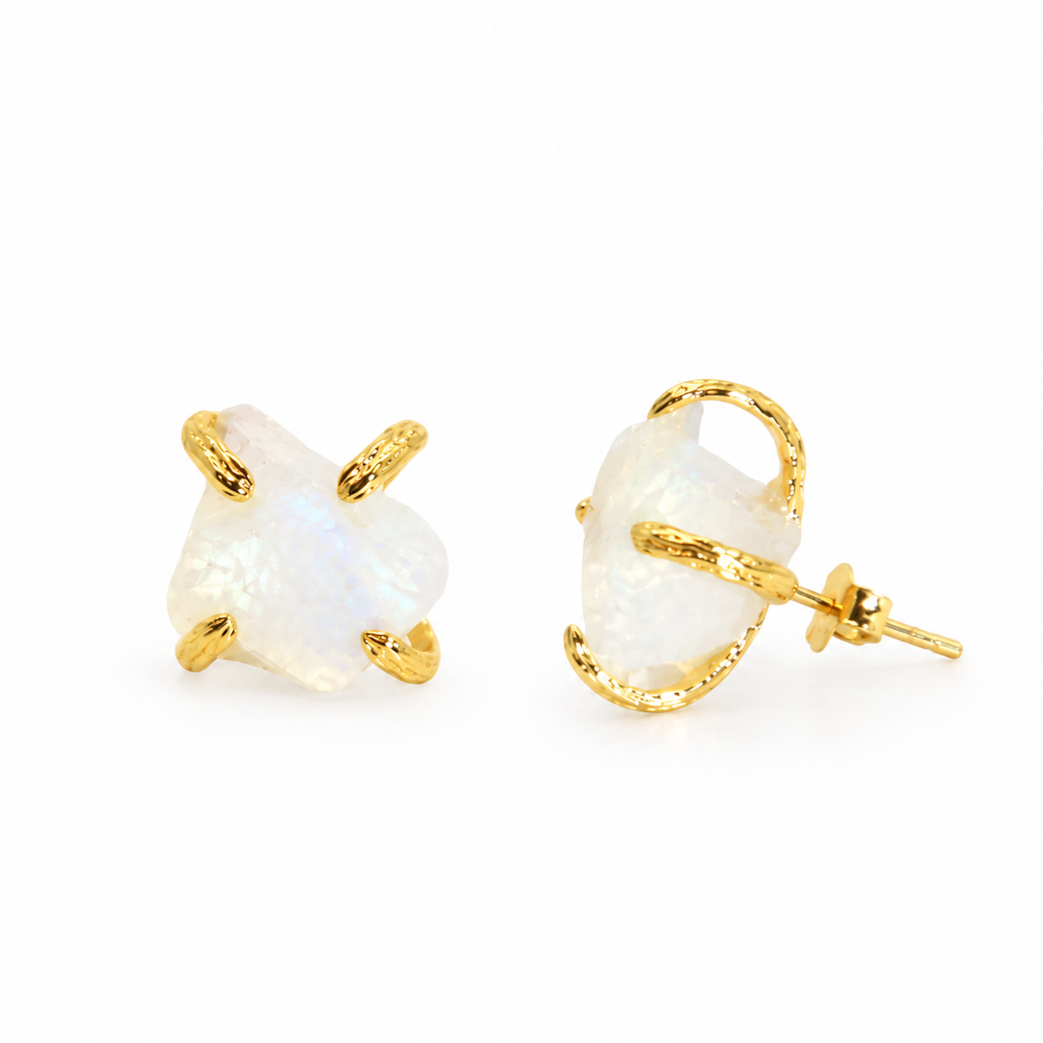 Elemental Birth Natural Opal Stud Earrings
