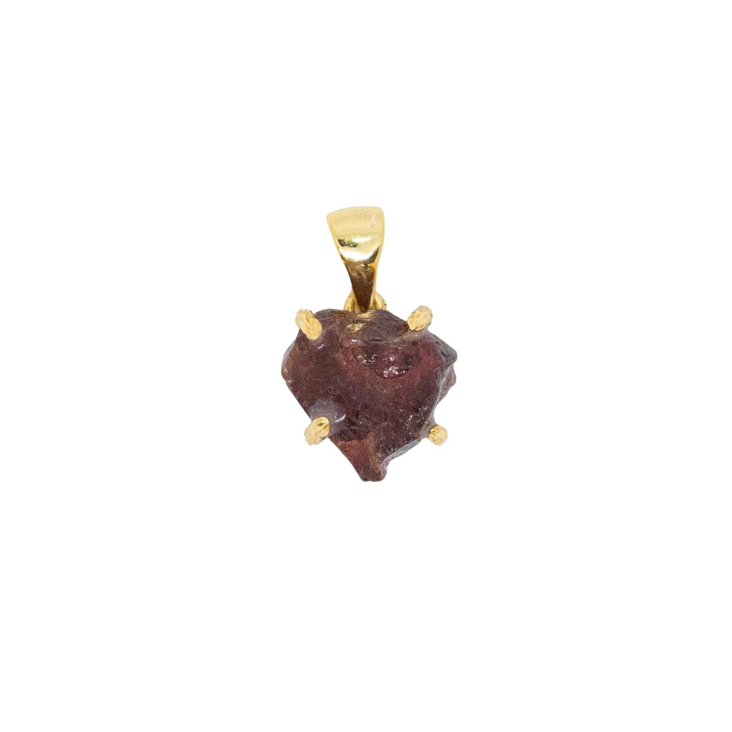 Elemental Birth Garnet Pendant Necklace