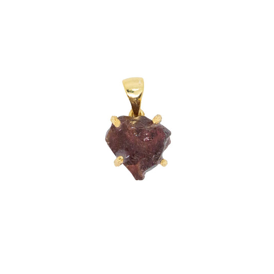 Elemental Birth Garnet Pendant Necklace