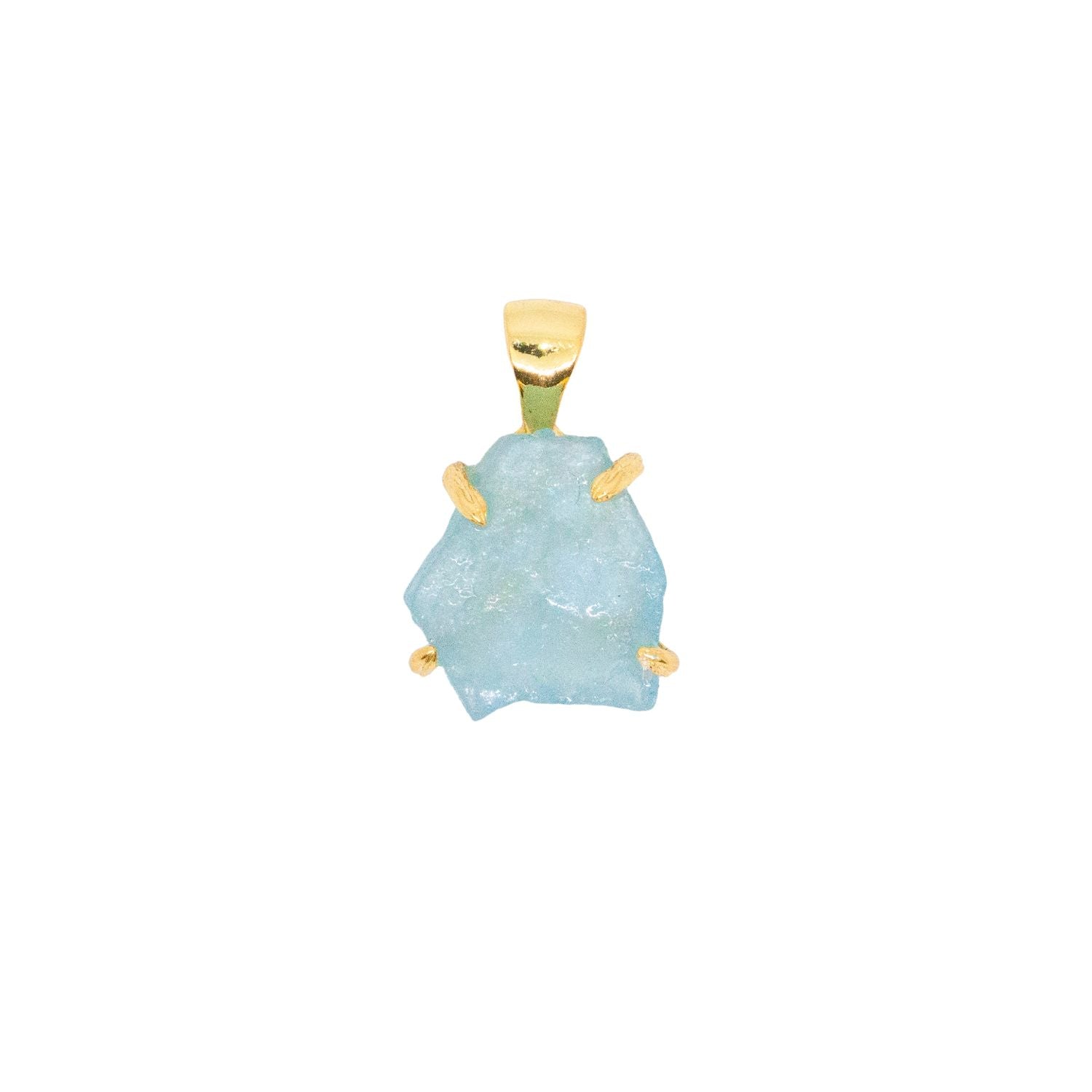 Elemental Birth Aquamarine Pendant Necklace