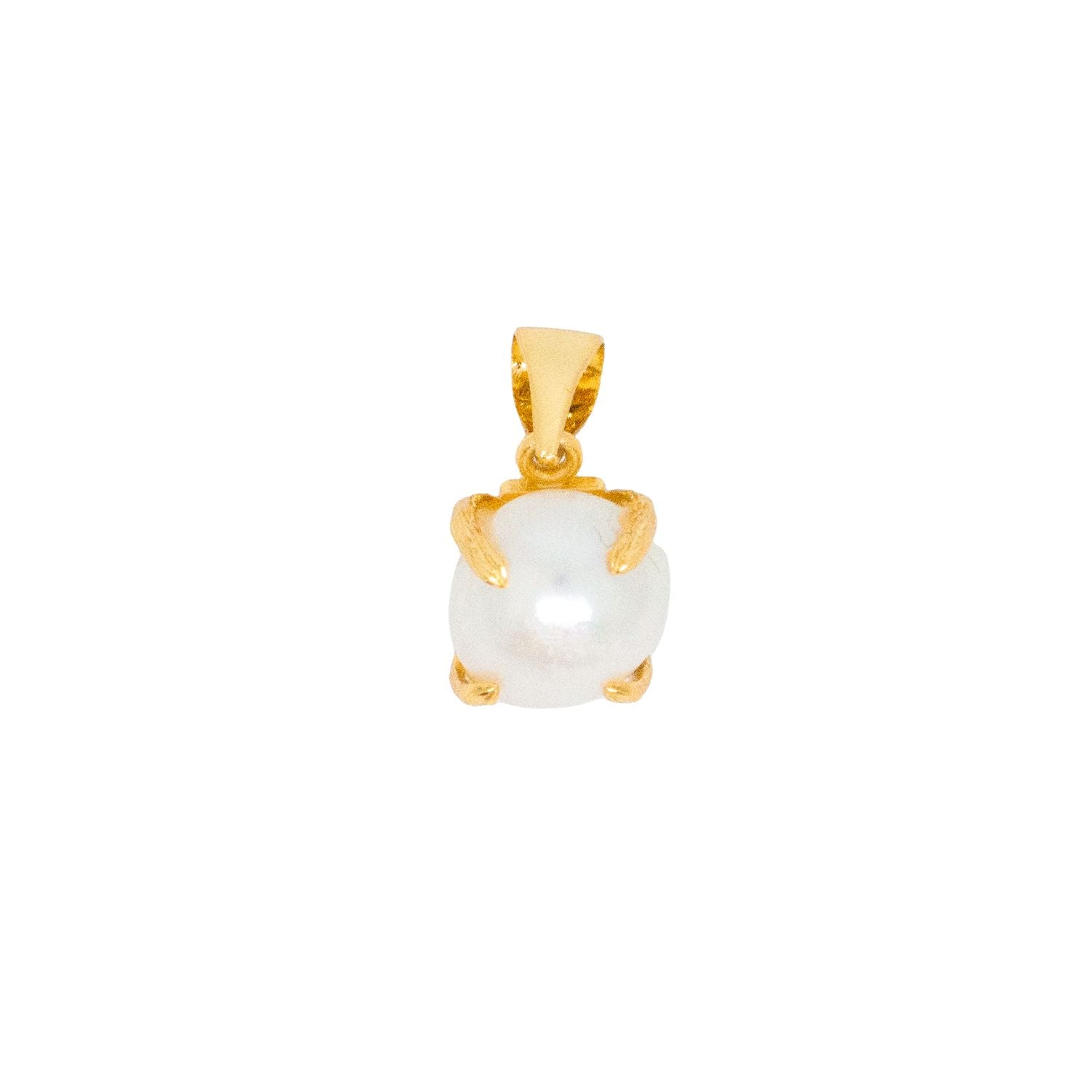 Elemental Birth Pearl Pendant Necklace