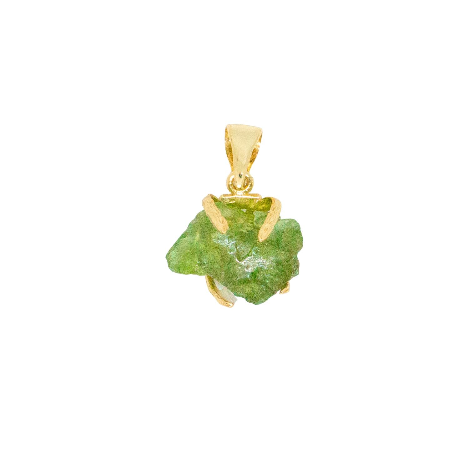 Elemental Birth Natural Peridot Pendent Adjustable Necklace