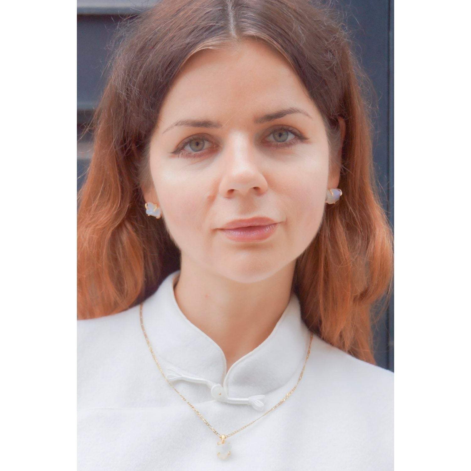Elemental Birth Natural Moonstone Adjustable Pendant Necklace