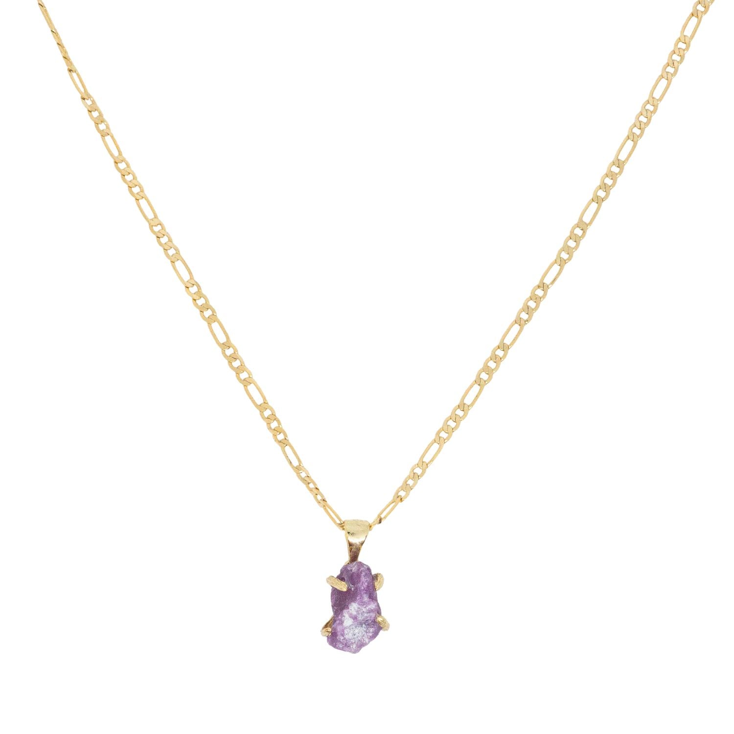 Elemental Birth Ruby Pendant Necklace