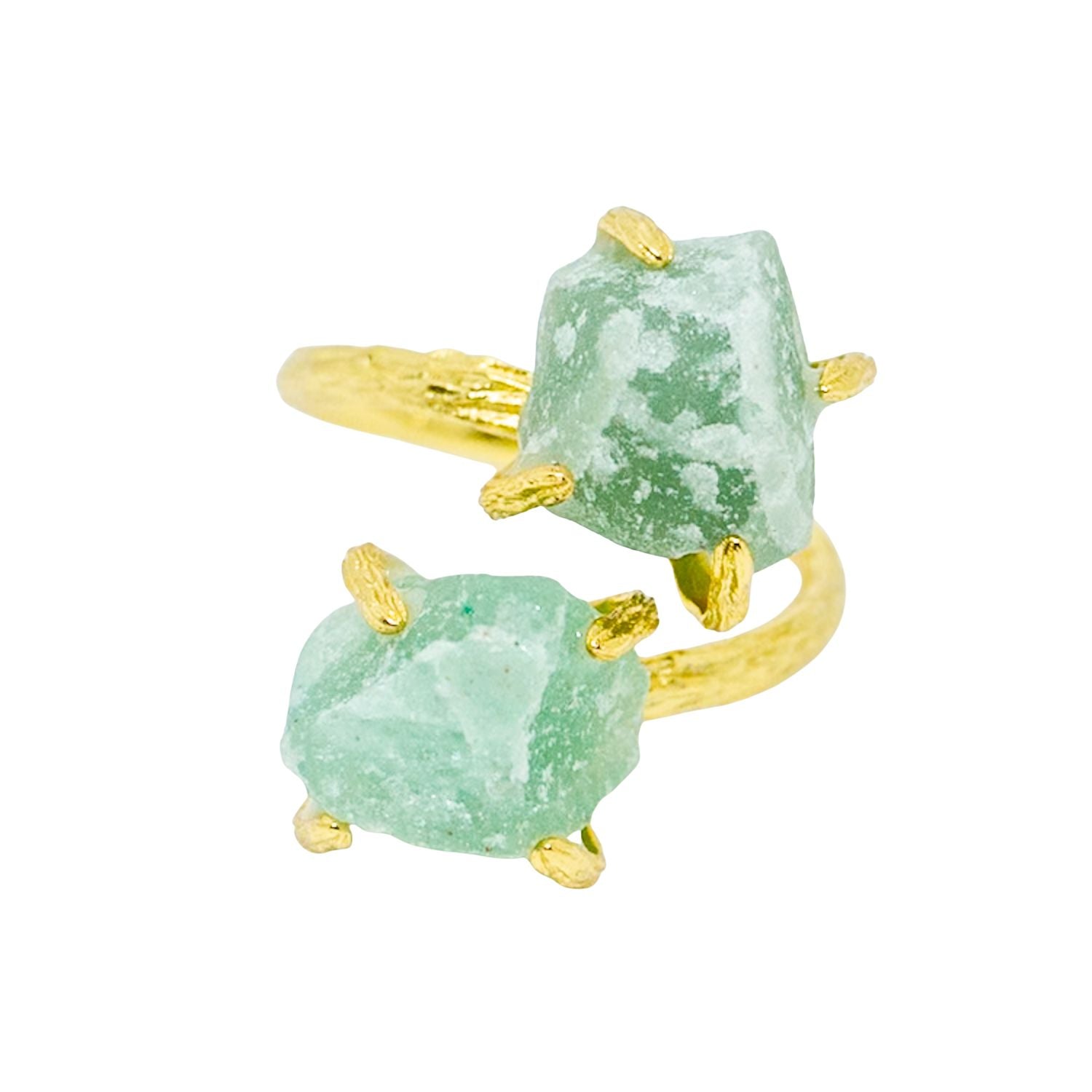 Elemental Birth Natural Jade Adjustable Ring