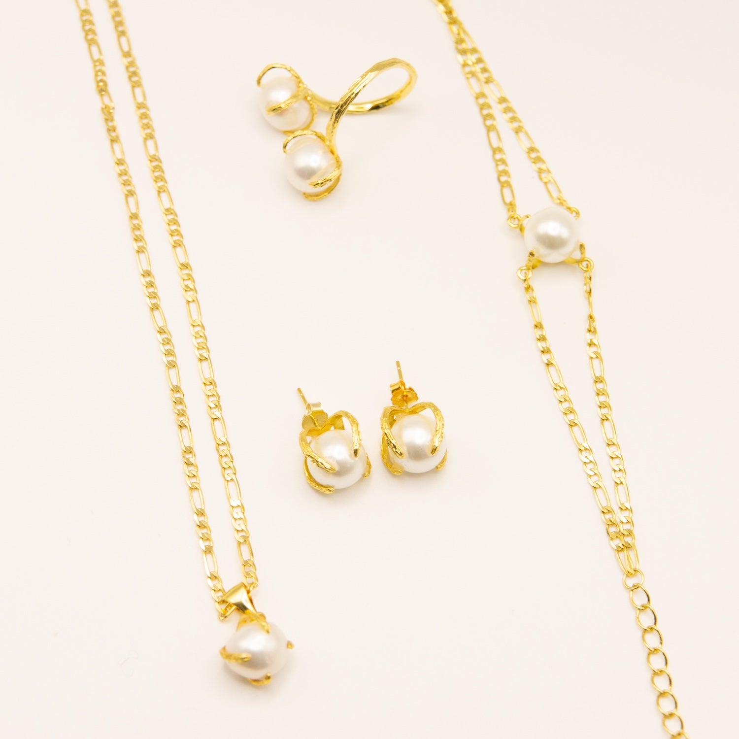 Elemental Birth Natural Pearl Adjustable Bracelet