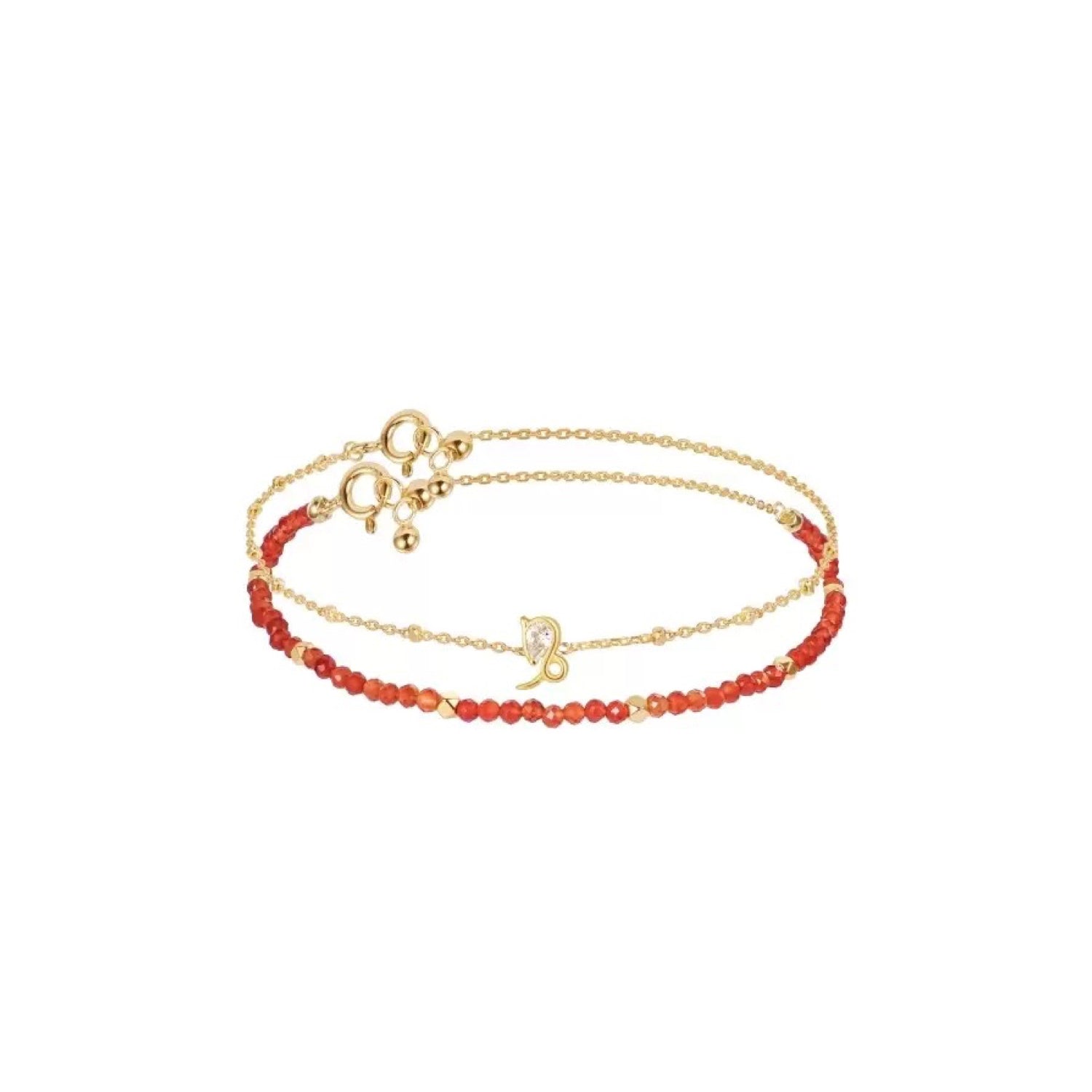Constellation Capricorn Zodiac Bracelet – Natural Crystal Adjustable | January Birthstone Jewelry Gift