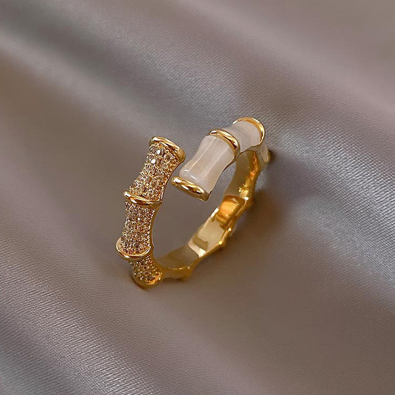 Bamboo Opal Ring