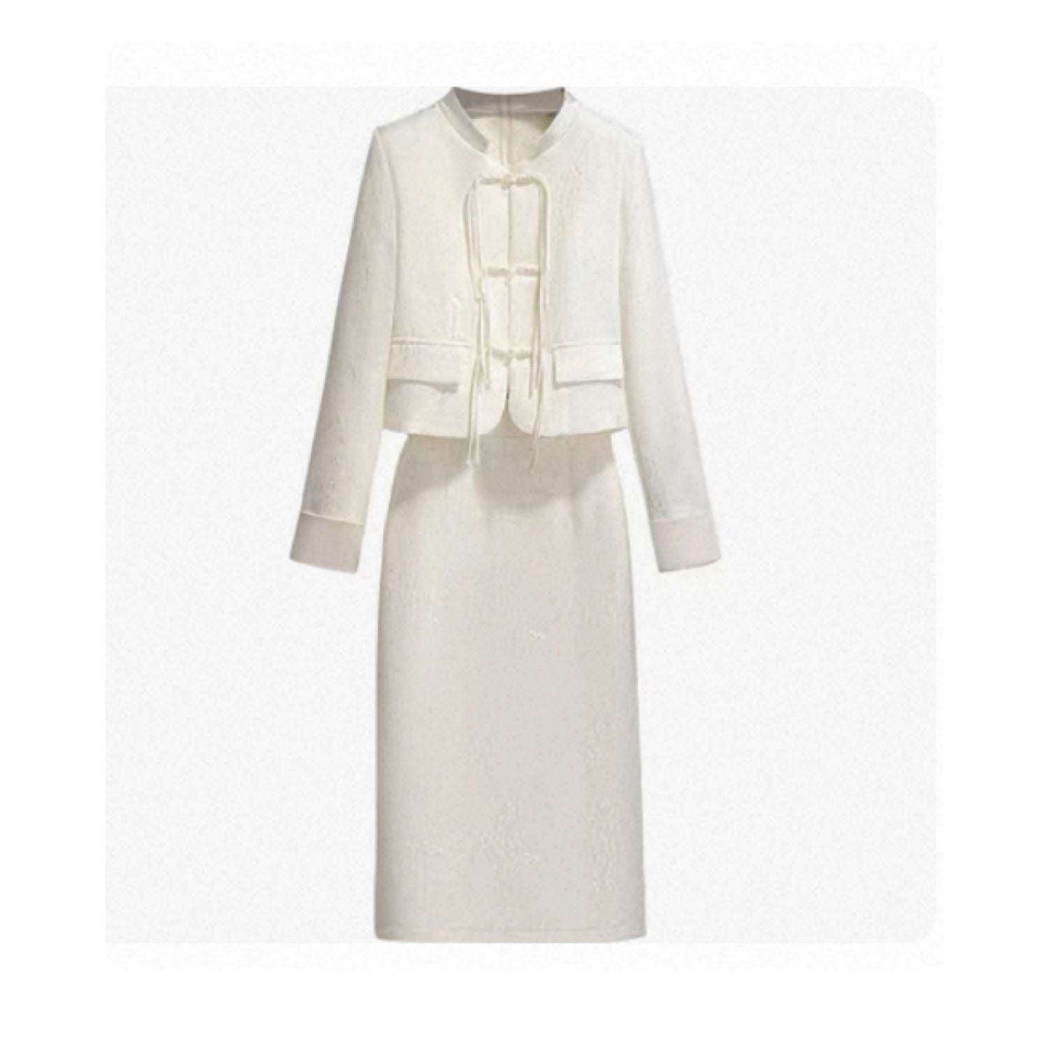 Embroidery Lace Luxury Fabric Suit Top Shirt Suit and Skirt Oversize