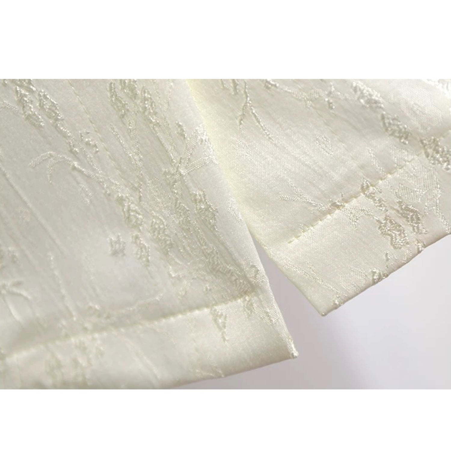 Embroidery Lace Luxury Fabric Suit Top Shirt Suit and Skirt Oversize