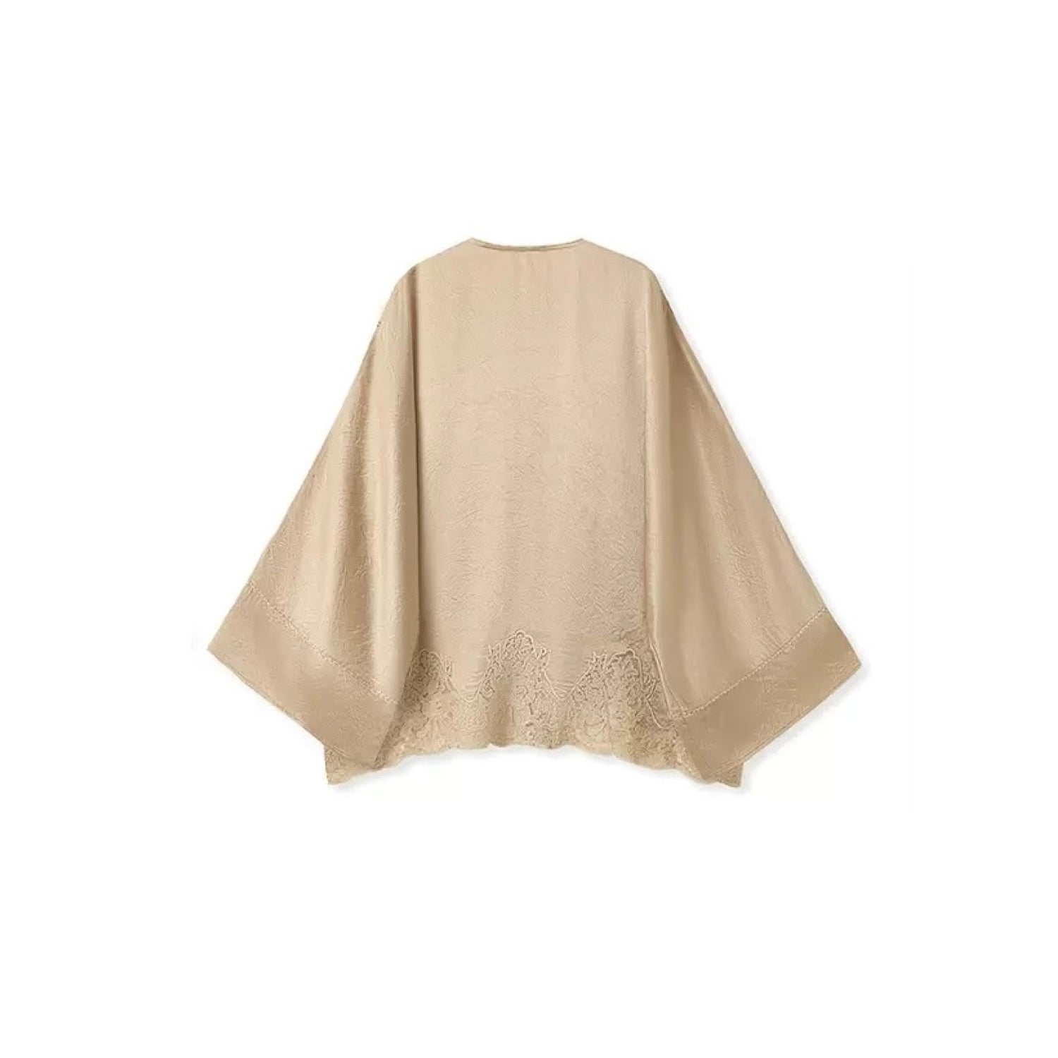 Embroidery Lace Luxury Fabric Top Shirt Suit Oversize