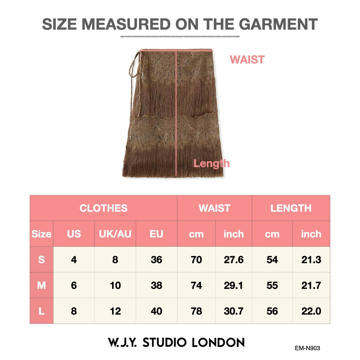 Poetic Embroidery Brown Tassel Outer Layer Floral Patchwork Short Skirt