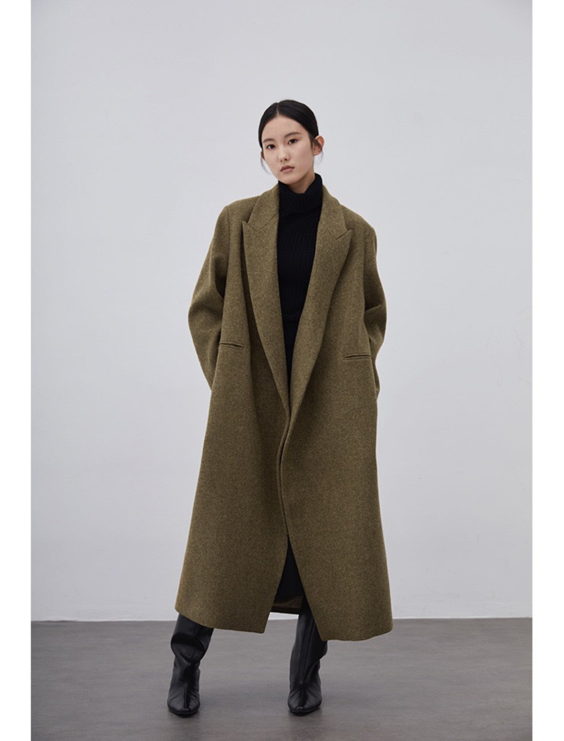 Unisex Stylish Long Wool Coat