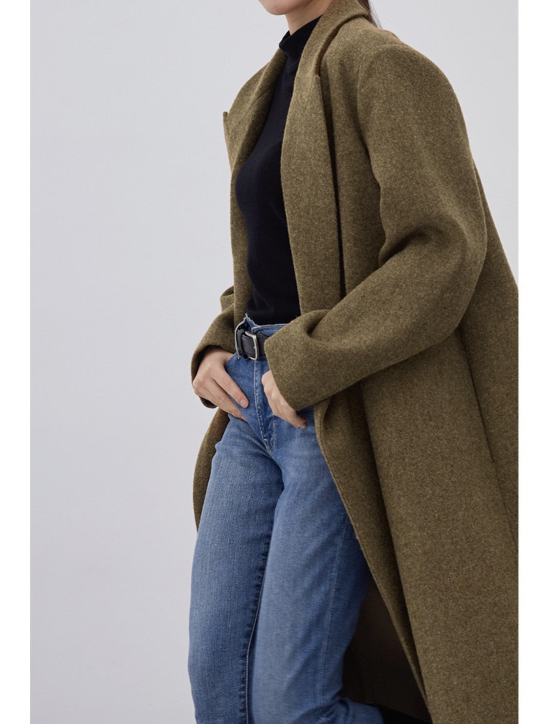 Unisex Stylish Long Wool Coat