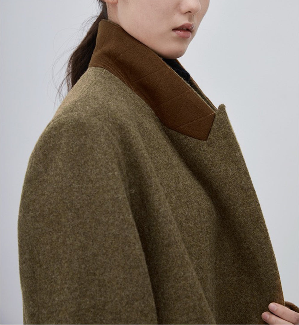 Unisex Stylish Long Wool Coat