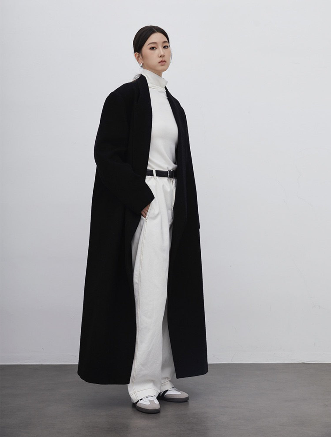 Unisex Stylish Long Wool Coat