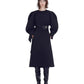A-shape One Piece Dress With Balloon Sleeves