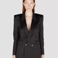 Elegant Mulberry Silk Suite Coat Top
