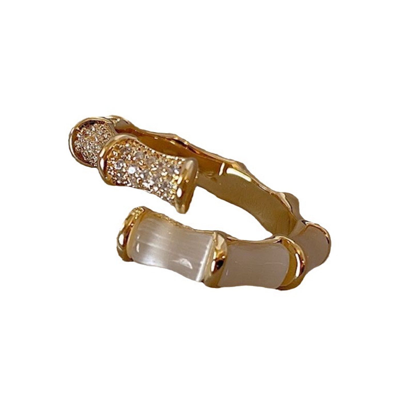 Bamboo Opal Ring