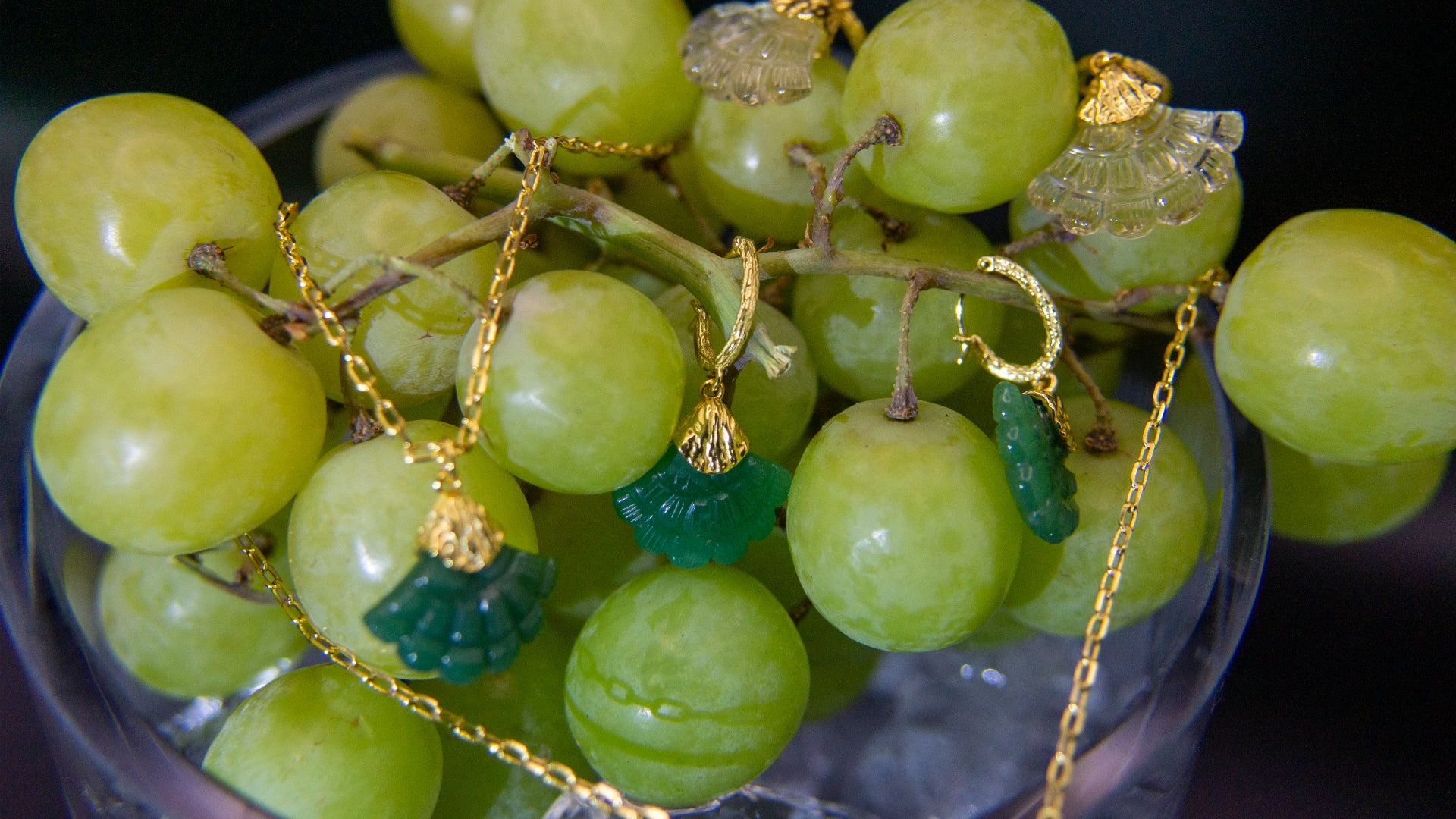 Jade Necklace designer gemstone jewellery gift WJY studio