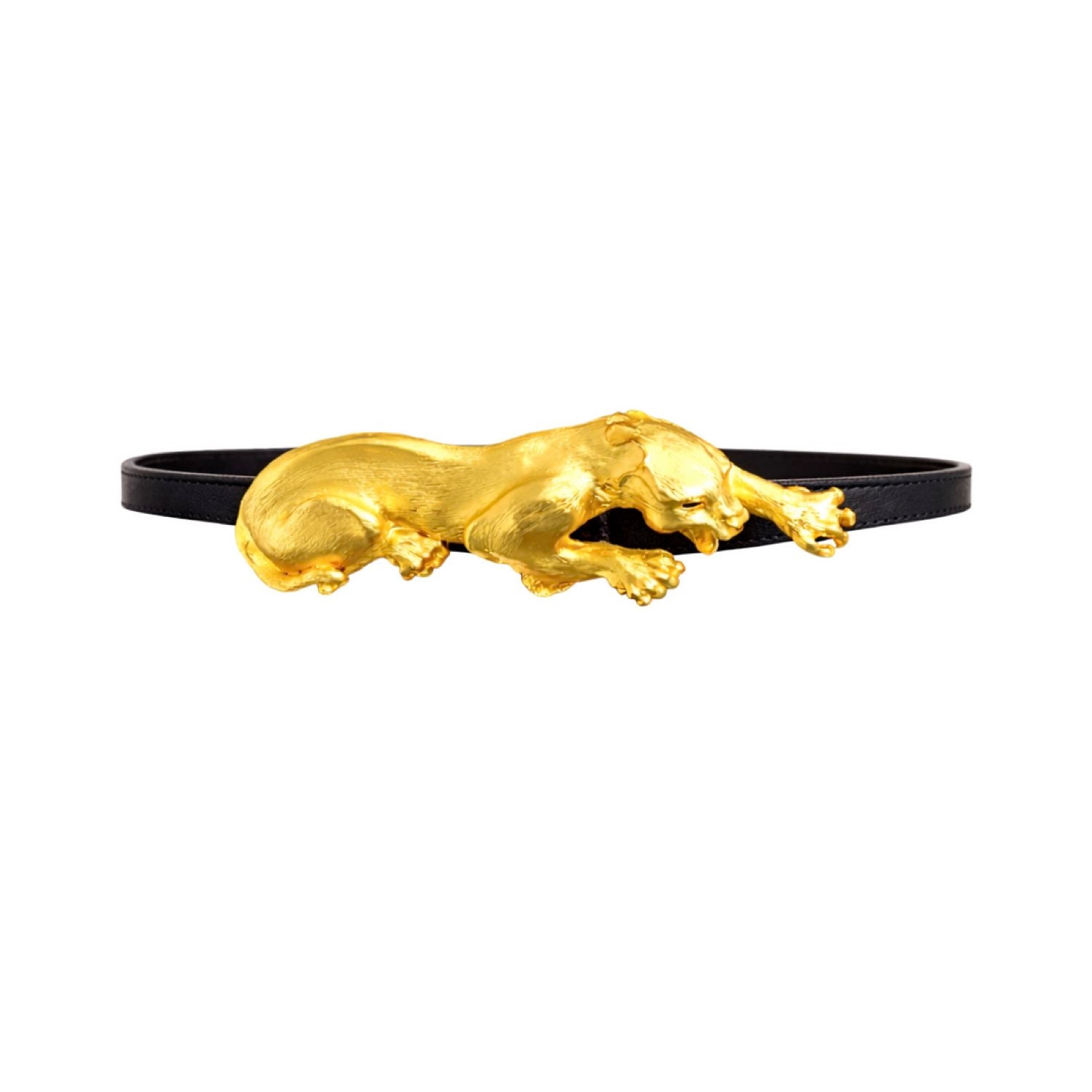 Golden Leopard Equestrian  Style Adjustable Belt