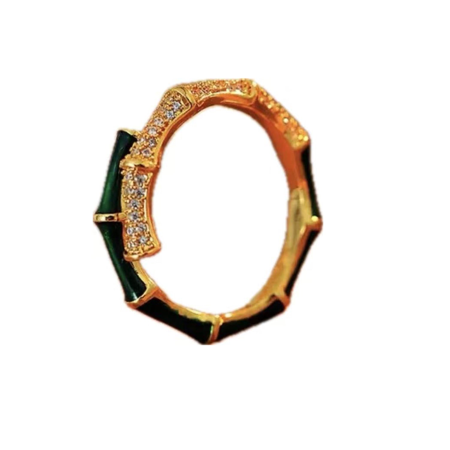 Bamboo Green Ring