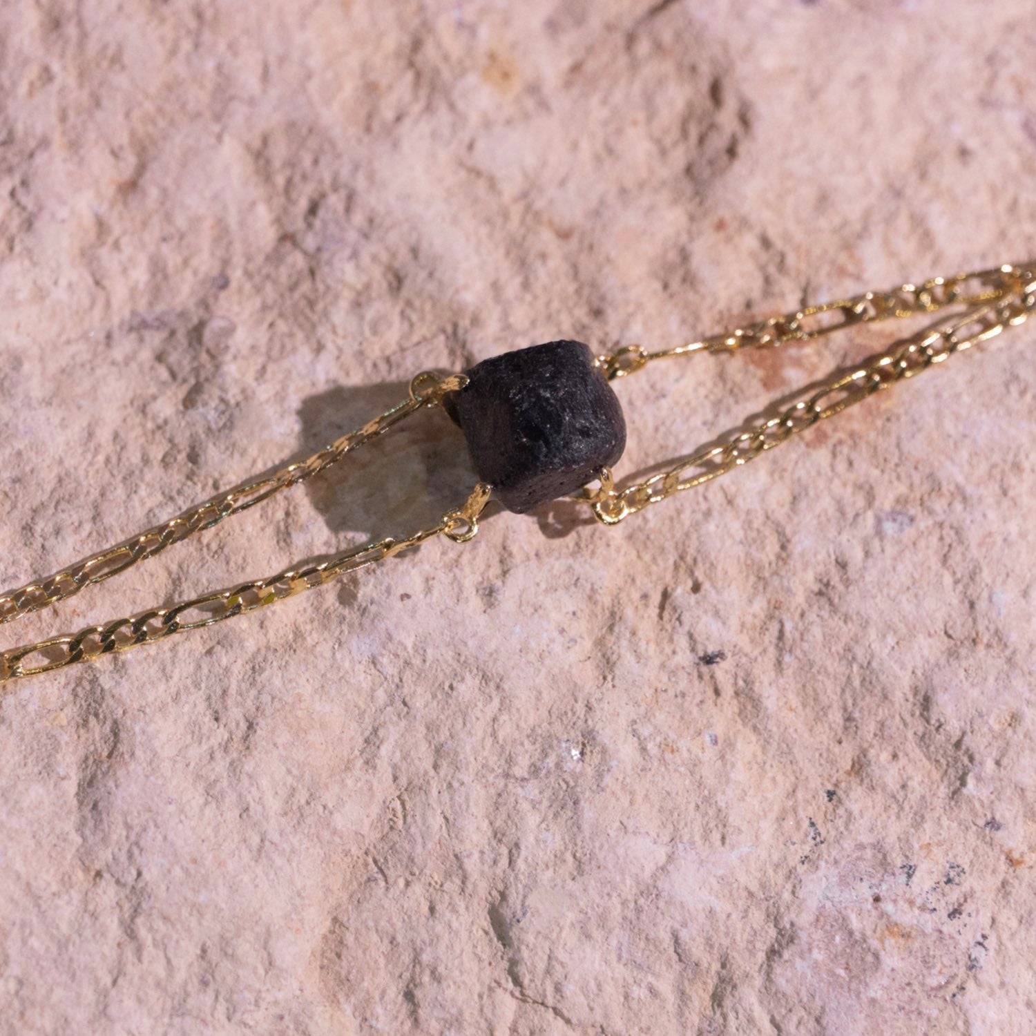 Elemental Obsidian Adjustable Bracelet