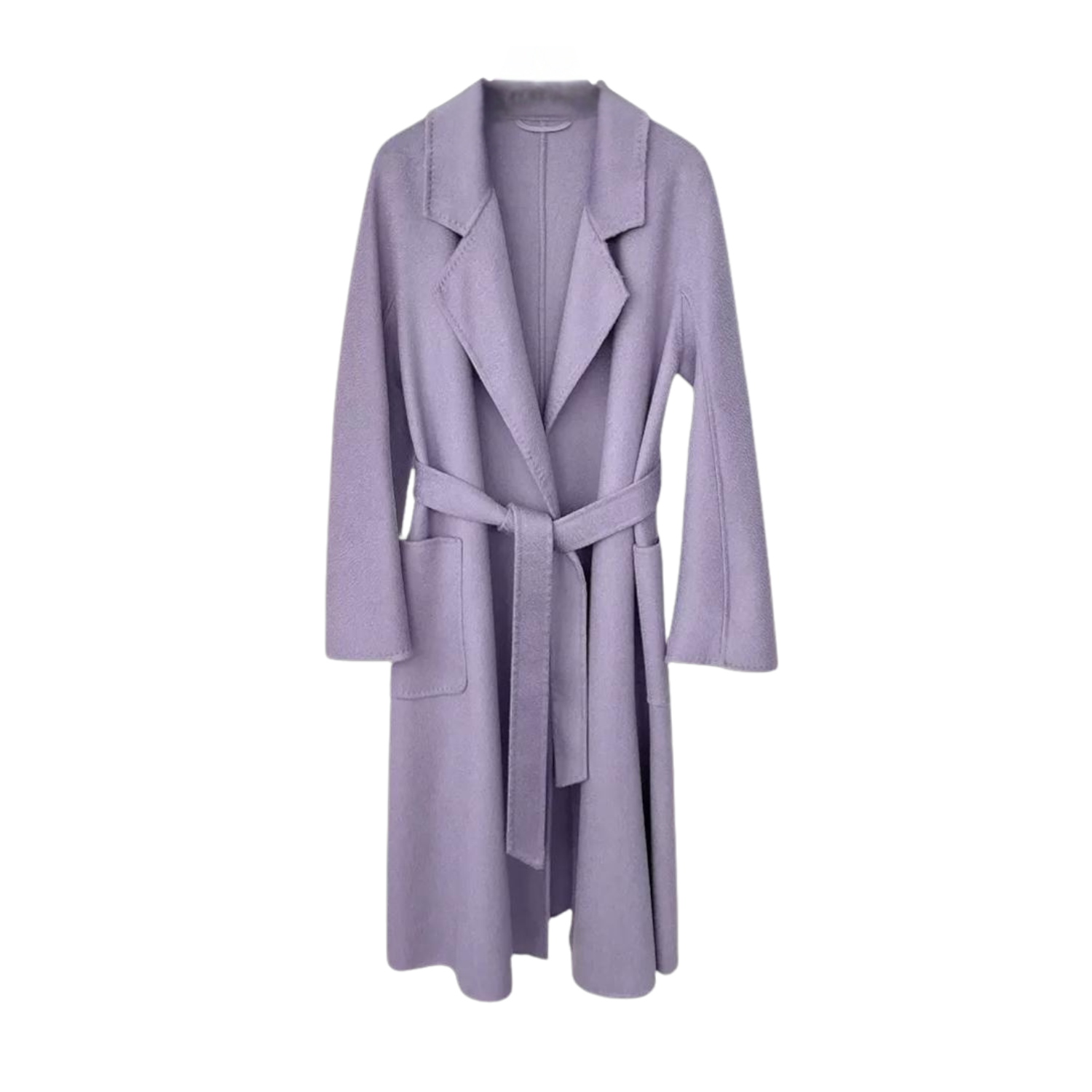 Galaxy SuperSoft Wool Long Coat Purple