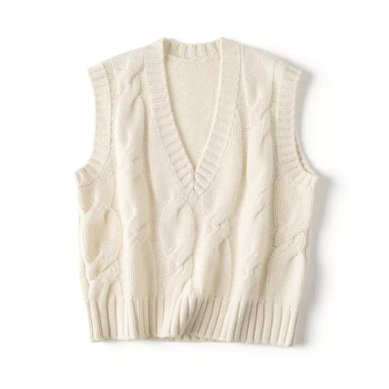 Exquisite floral Cashmere  Waistcoat Vest White