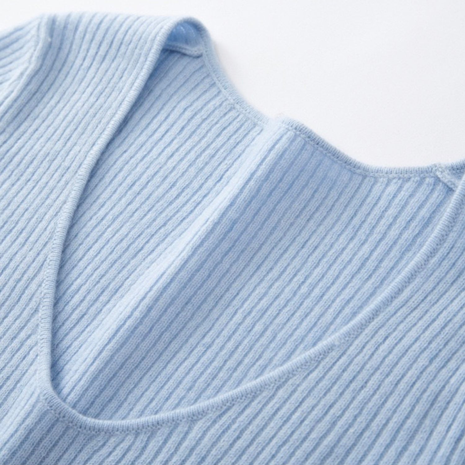 Cashmere Slim-fit Versatile Mid-length Skirt and Stretch Sweater Dress Lavender Blue