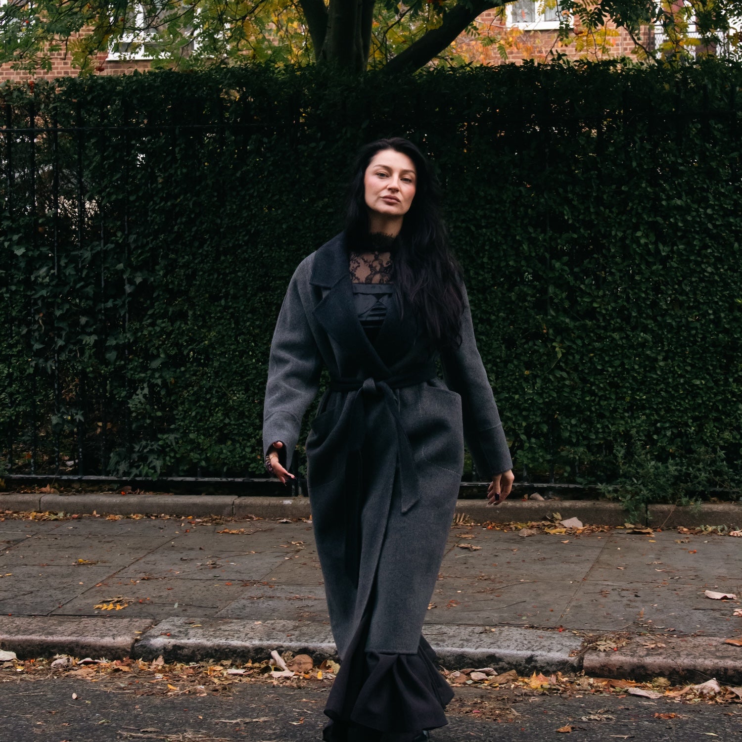 Galaxy Soft Wool Coat Grey