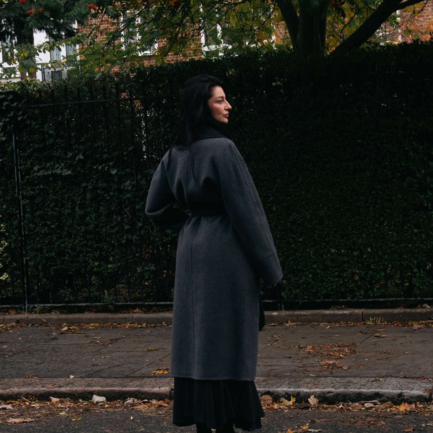 Galaxy Soft Wool Coat Grey