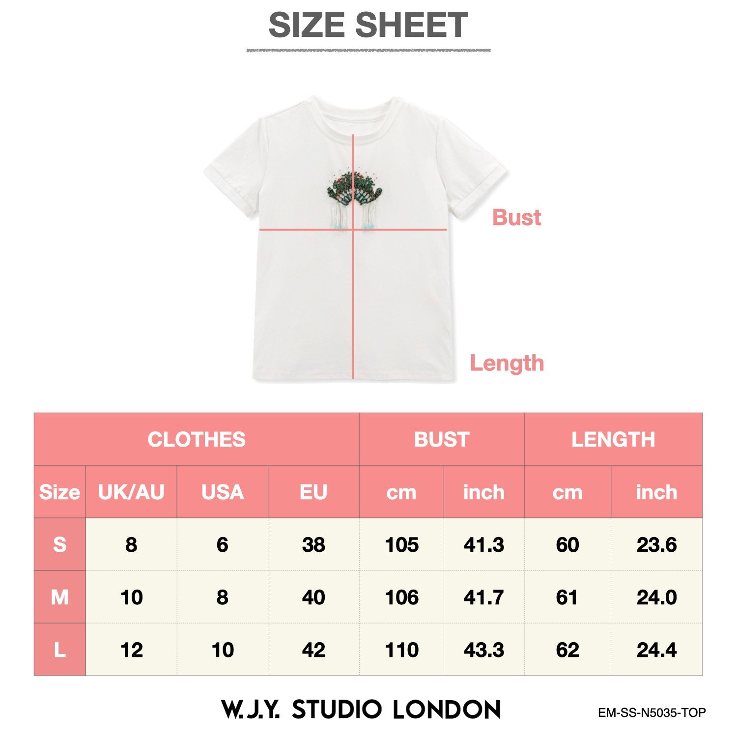 Opera Embroidered Cotton T-Shirt Women Artistic Graphic Tee