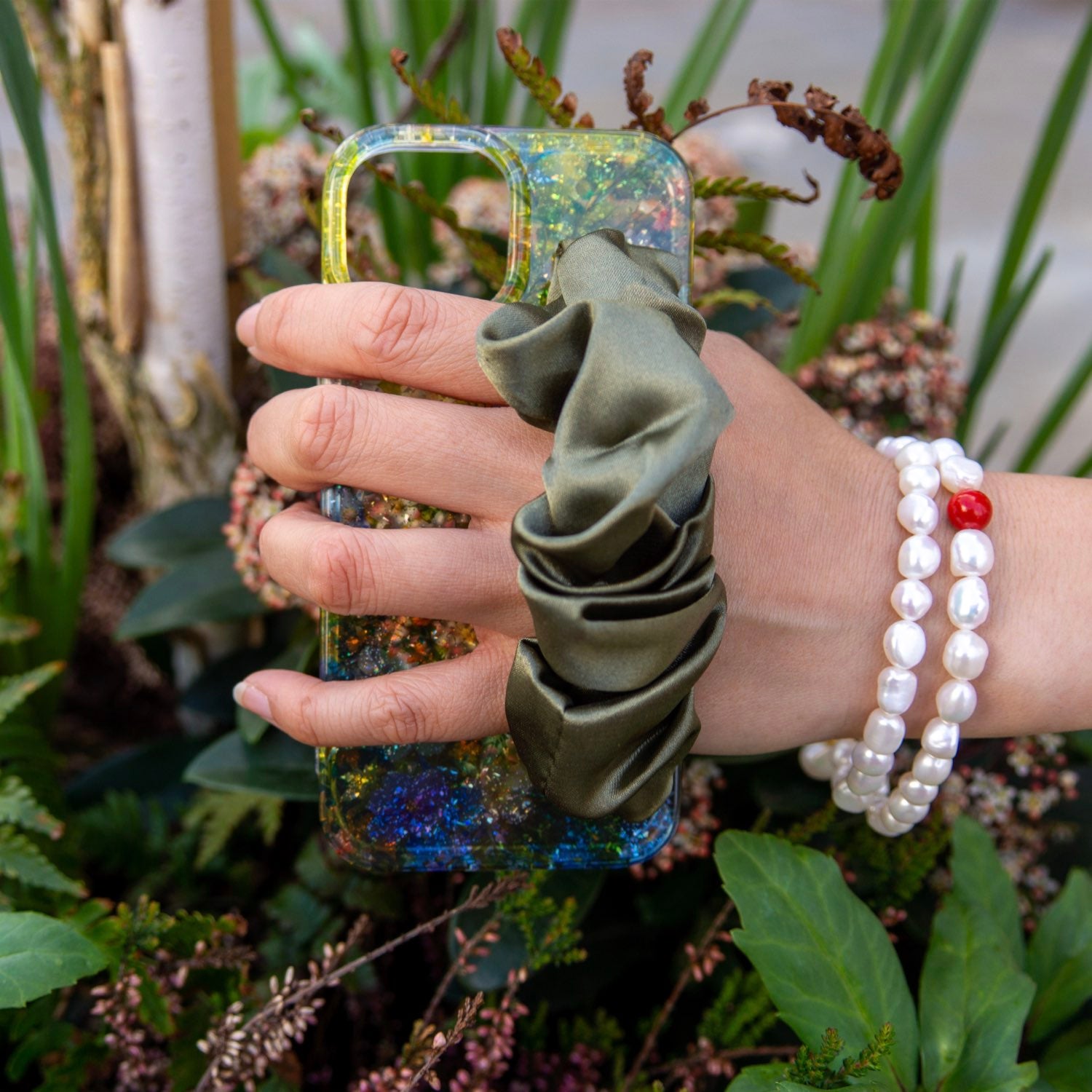 Luxe Silk Phone Case Claude Monet Water Lilies Flower