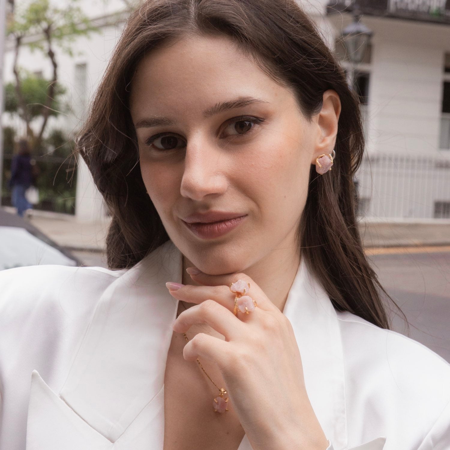 Elemental Birth Natural Opal Stud Earrings gifting