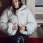 Beautifully Rocc Fluffy Eco-friendly Faux Fur Coat