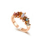 Natural Opal Tourmaline 24K Gold-plated Earring