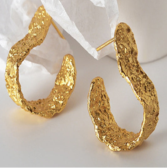 Tree Memory 24K Gold-Plated Earring