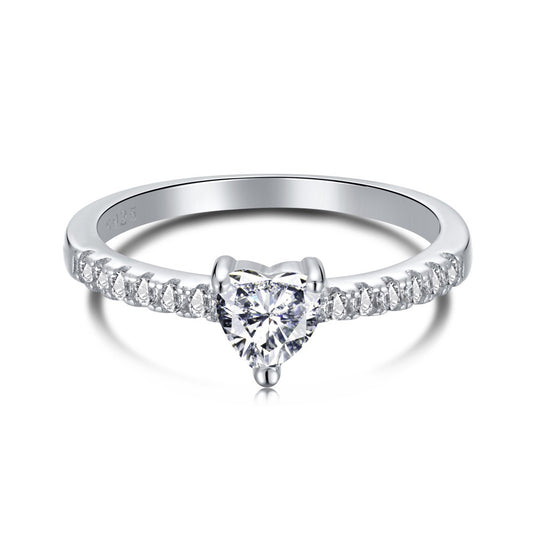 Brilliant Heart Diamond Ring E