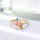 Four Colour Rainbow Ring